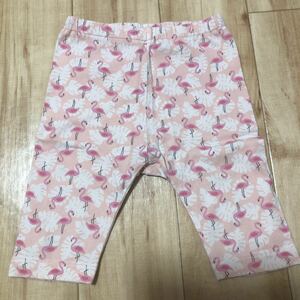 ズボン　フラミンゴ　ピンク　ユニクロ　 80 ベビー　夏服　