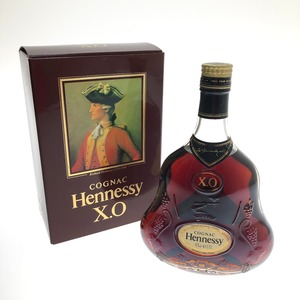 □□ Hennessy ヘネシー X.0 コニャック ブランデー 700ml 40度 クリアボトル 金キャップ 未使用に近い 未開栓