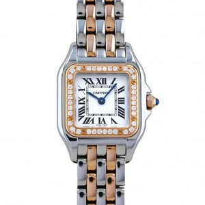 カルティエ Cartier パンテール ドゥ SM W3PN0006 シルバー文字盤 新品 腕時計 レディース