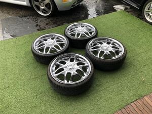 AKUZA Wheels AKA702 20インチ PCD100 114.3 5H ニュービートル プリウス PTクルーザー 86 インプレッサ USDM