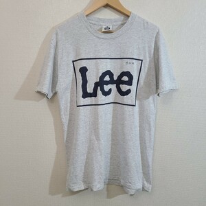 ☆Lee/リー/メンズ/Lサイズ/半袖/Tシャツ/トップス/カットソー/グレー/プリントTシャツ