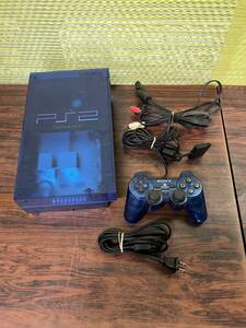 SONY PlayStation2 PS2 console SCPH-37000 controller set tested ソニー プレステ2 本体 コントローラ 動作確認済 D664T