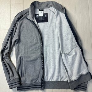 美品/XLサイズ★ドルチェ＆ガッバーナ/D&G ロゴパイピング カットオフ トラックジャケット ジャージ ハイネック メンズ グレー