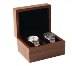 Watch 木製腕時計ケース 2本収納 腕時計収納ケース高級ウォッチボックス 時