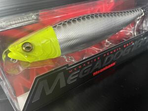 Megabass メガドッグ 180 チャートヘッド M CHART HEADメガバス MEGADOG ビッグペンシル