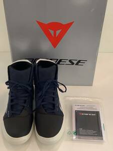 【展示未使用品】DAINESE（ダイネーゼ）　YORK D-WP SHOES　09D-40　26.5ｃｍ　ネイビー　ライディングシューズ