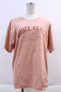 KETTY / ロゴTシャツ ピンク I-24-03-03-024-EL-TO-HD-ZI