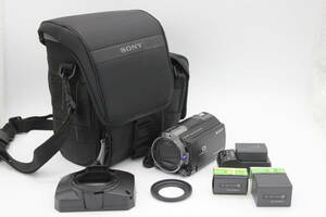 【返品保証】 ソニー Sony HANDYCAM HDR-CX720 ブラック 10x バッテリー チャージャー付き ビデオカメラ v81