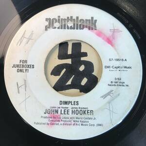 試聴 JOHN LEE HOOKER DIMPLES 両面VG++ SOUNDS EX