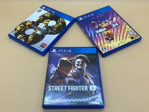 PS4 3本まとめ ストリートファイター6 / 龍が如く8 / NBA2K24 プレステ4 PlayStation4 ゲームソフト ☆良品☆ [24-0517-7T7]