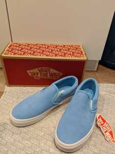 新品 VANS US企画 スリッポン スエード バンズ ヴァンズ SLIP ON 24cm SUEDE