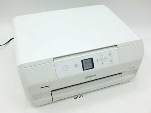 【z27112】EPSON エプソン EP-711A カラリオ インクジェットプリンター ワイヤレス接続 Wi-Fi ホワイト A4 通電確認済み 格安スタート