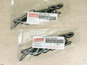 ★☆YAMAHA　ヤマハ純正　シートカウルエンブレム　グランドアクシス100　5FA-F1781-00☆★