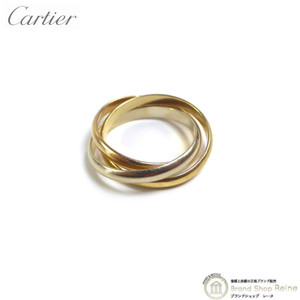 カルティエ （Cartier） トリニティ 3連 K18 リング 750PG×750YG×750WG 指輪 ＃52 ゴールド 5.3ｇ（中古）