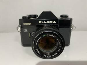 FUJICA ST801 ＋ EBC FUJINON 50mm F1.4 フィルムカメラ レンズセット 現状品 ジャンク (594)