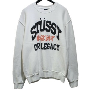 STUSSY × OUR LEGACY ステューシー アワーレガシー 24SS COLLEGIATE CREW PIGMENT DYED NATURAL スウェット 8073000149842