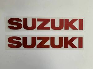 スズキ　タンク　エンブレム　GSX1100S　刀　ファイナルエディション　クロームレッド　２枚セット　送料込みです.