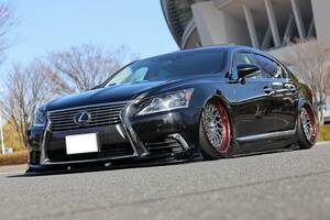 カスタム多数！　LS460 後期　エアサス 21インチ　AIMGAINエアロ 加工　車検 R７年6月