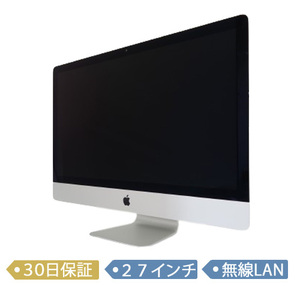 【中古】Apple/iMac Retina 5K/27インチ/Core i5 3.7GHz/2TB Fusion Drive/メモリ64GB/2019/MRR12J/A/MacOS(10.15)/デスクトップ【B】