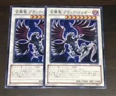 遊戯王 玄翼竜ブラックフェザー 2枚 セット まとめ売り