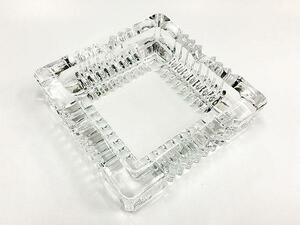 同梱可能 卓上灰皿 日本製 ガラス製/クロッシング（小）　東洋佐々木ガラス P-26414-JANｘ１個