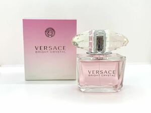 (OH1138B) ☆未使用・美品☆ VERSACE BRAGHT CRYSTAL/ベルサーチ ブライトクリスタル 90ml　オードトワレ 香水 箱付き