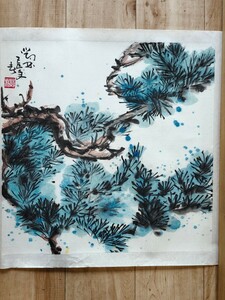 044中国 鄧林 花鳥畫 肉筆 中国画