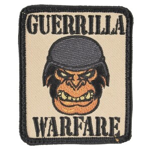 Rothco ミリタリーパッチ Guerrilla Warfare ミリタリーワッペン アップリケ 記章 徽章 襟章 肩章 胸章