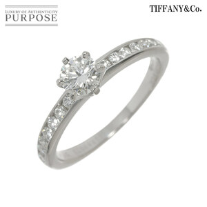 ティファニー TIFFANY&CO. ソリティア ダイヤ 0.41ct G/VVS1/3EX 11.5号 リング Pt プラチナ Diamond Ring 【鑑定書付き】 90219016