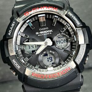 CASIO カシオ G-SHOCK ジーショック GAW-100-1A 腕時計 タフソーラー 電波ソーラー アナデジ ブラック ステンレススチール 動作確認済み