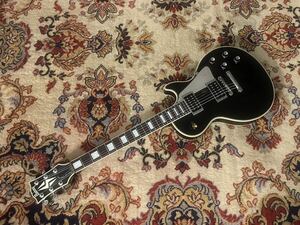 希少品 1990年製 Burny Les Paul Custom JOHN SYKES Model LC-75JS 1968 バーニー レスポール カスタム ジョン サイクス Gibson JAPAN