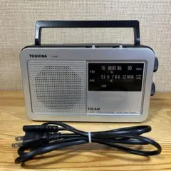 美品★TOSHIBA TY-HR1 ラジオAM/FM 東芝製ラジオ　u757