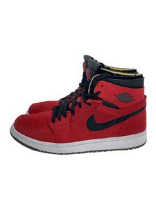 NIKE◆AIR JORDAN 1 ZOOM AIR CMFT/27.5cm/RED/スウェード