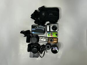 【まとめ売り】カメラセット 9個 SAMURAI・CAMEDIA・COOLPIX・LUMIXなど ★レンズ・コンパクトデジタルカメラ★②