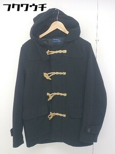 ◇ NAVY ネイビー 長袖 ダッフルコート サイズ XL ブラック メンズ