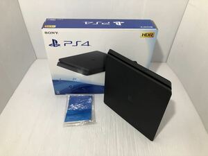 SONY PS4 本体 CUH-2100A ブラック 薄型 箱付き【HDD500GB】FW10.01 動作良好 プレイステーション4 PlayStation4 黒 ソニー