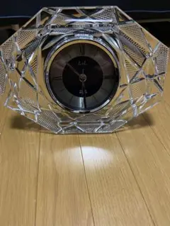 カガミクリスタルグラス置き時計