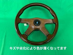 KR071 中古 トヨタ セルシオ UCF20 UCF21 前期 社外 NARDI TORINO ステアリング ホイール ハンドル ウッド 本体 動作保証