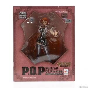 【中古】[FIG]Portrait.Of.Pirates P.O.P STRONG EDITION ナミ ローソン限定カラー ONE PIECE(ワンピース) 1/8 完成品 フィギュア メガハウ