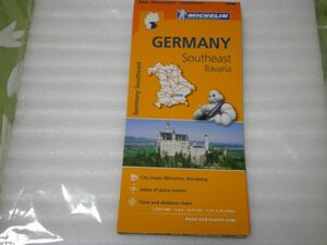 MICHELIN ROAD MAP SUTHERN GERMANY WITH MEUNCHEN NOT INNER CHECKED
