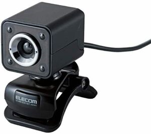 【2011年モデル】ELECOM WEBカメラ 130万画素 1/4インチCMOSセンサ ガラス (中古品)