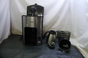 LL261 THERMCS/サーモス 真空断熱ポット コーヒーメーカー ECH-1000 AC100V 700W ポット(容量1L用)付 2012年製 ジャンク扱/140