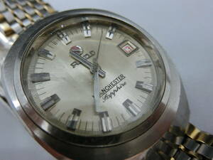 ラドー RADO マンチェスター MANCHESTER サファイア 自動巻 デイト カットガラス メンズ 腕時計 可動品 中古 現状品