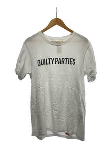 WACKO MARIA◆GUILTY PARTIES LOGO TEE/Tシャツ/L/コットン/WHT