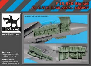 ブラックドッグ A48097 1/48 F-15 C/D ビッグセット （G.W.H用）