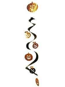 パンプキン スウィール デコレーション ハロウィン 装飾 吊り飾り