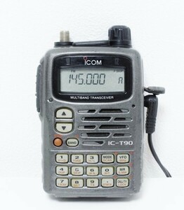 ICOM　IC-T90　50/144/430MHz　3バンド　ハンディー機　広域受信機能付き