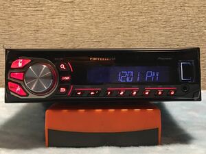 carrozzeria カロッツェリア MVH-390 iPod USB AUX 1DINオーディオ 電源ハーネス付き 送料520円〜