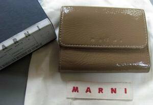 マルニ MARNI＊エナメルレザー 小 財布 (サイフ 小銭入れ wallet