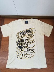 punkspring プリントTシャツ 2010 パンクスプリング Tシャツ 半袖 311 古着 中古 美品 匿名配送